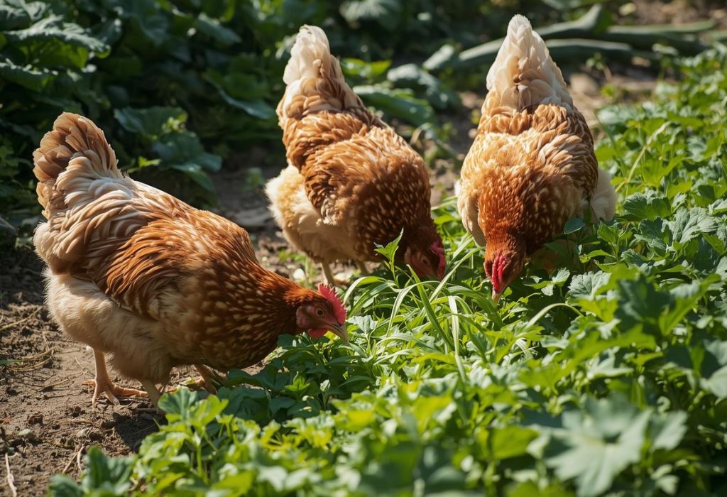 Do Chickens Naturally Eat Weeds?