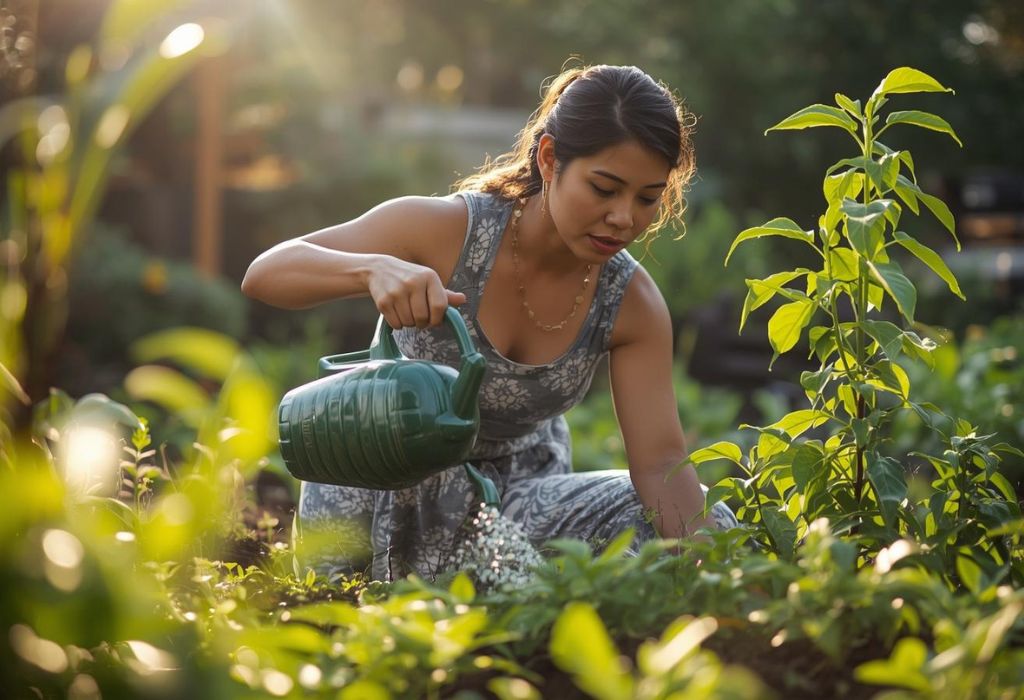 Watering and Plant Spacing Techniques
