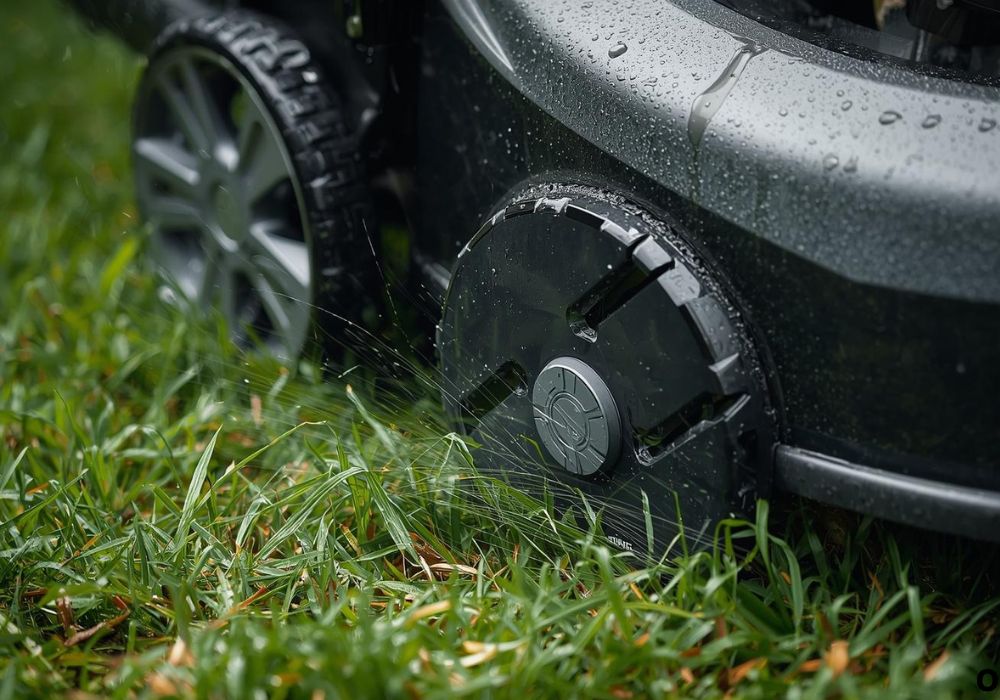 can electric lawn mower cut wet grass