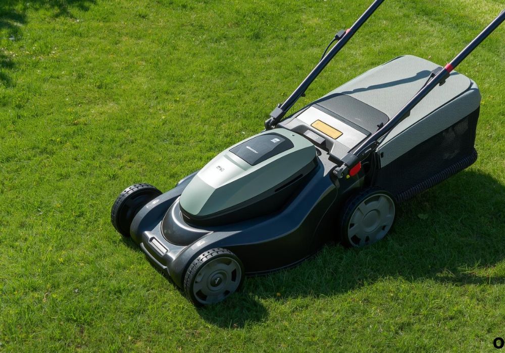 electric lawn mower with mulching option