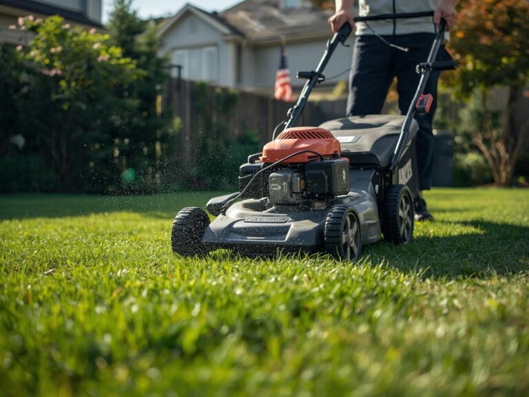 How Many Calories You Burn Using a Self-Propelled Mower
