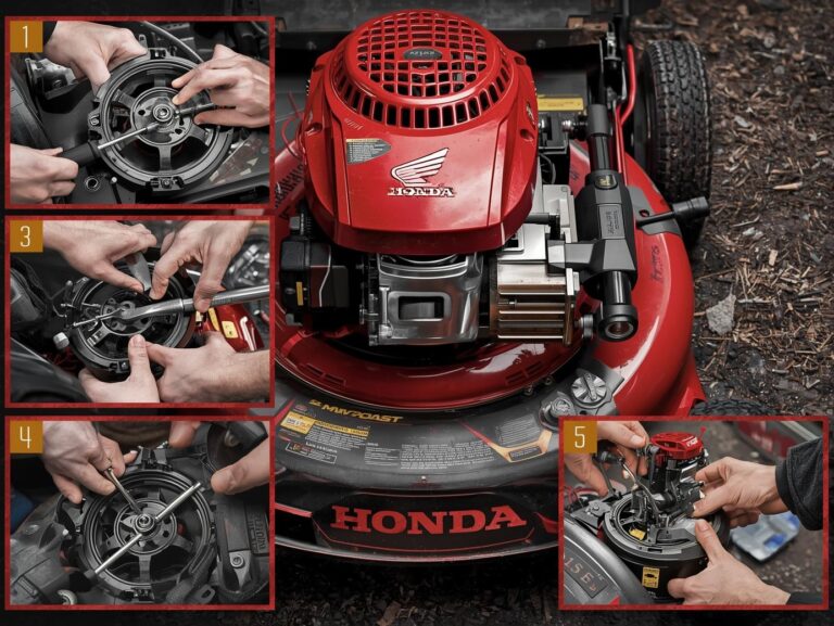 How to Fix a Honda Self Propelled Lawn Mower Step by Step