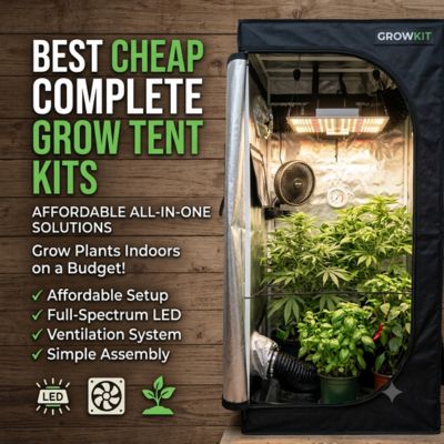 Cheap Complete Grow Tent Kits : 10 Package for Beginner Growing