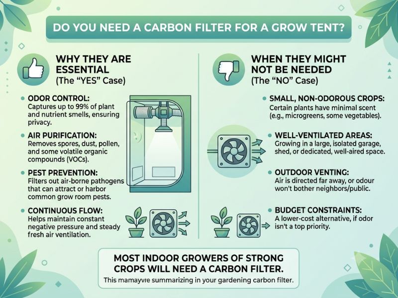 Do You Need a Carbon Filter for a Grow Tent? 