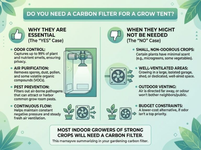 Do You Need a Carbon Filter for a Grow Tent? 