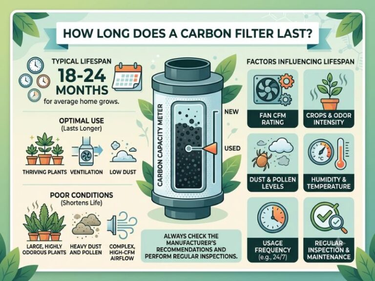 How Long Does a Carbon Filter Last in a Grow Tent? 