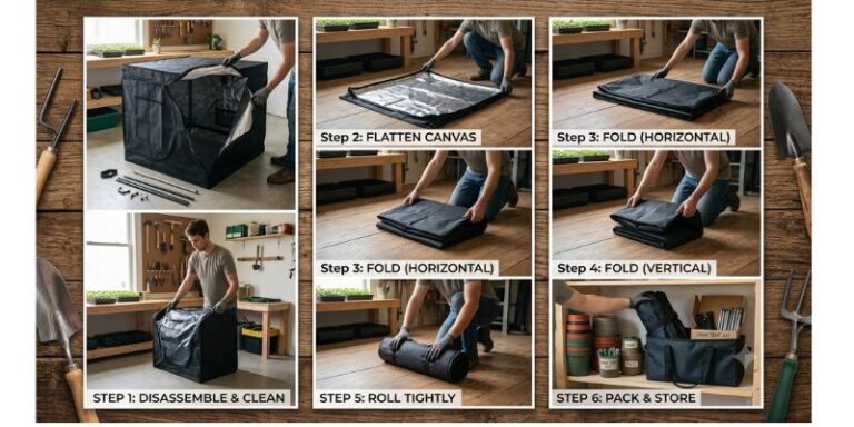 How to Fold and Store a Grow Tent: Complete Step-by-Step Guide