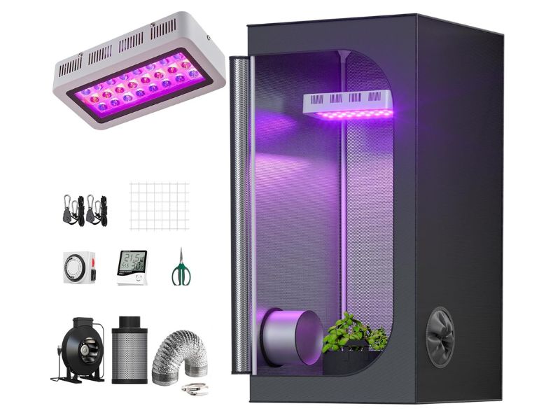 TopoGrow 32x32 Complete Grow Tent Kit – Best Basic Budget Setup