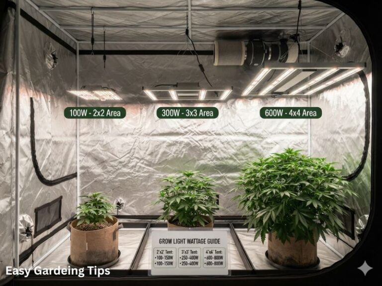 What Size/Wattage Light Do You Need for a Grow Tent