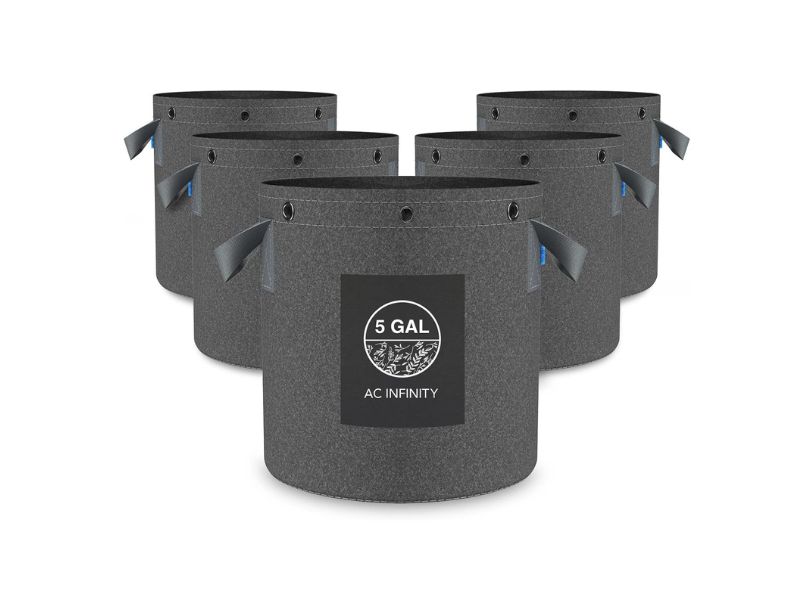 AC Infinity Heavy Duty 5-Gallon Fabric Pots