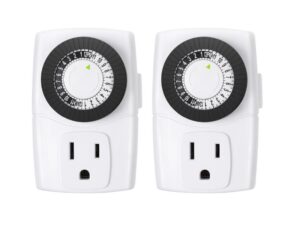 BN-LINK U47 Indoor Mini 24-Hour Mechanical Outlet Timer