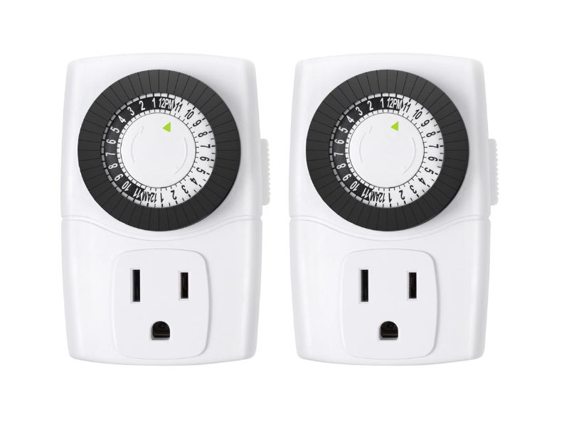 BN-LINK U47 Indoor Mini 24-Hour Mechanical Outlet Timer