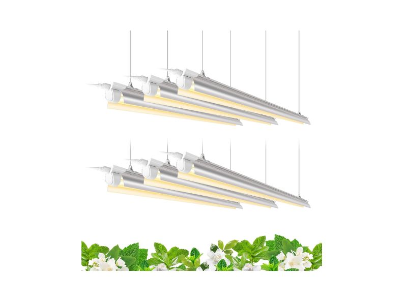 Barrina T8 4FT 42W Full-Spectrum Grow Light 6-Pack