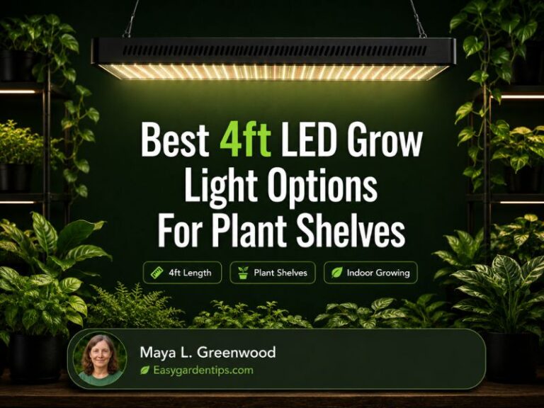 Best 4ft LED Grow Light Options for Plant Shelves