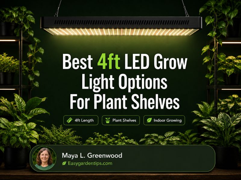 Best 4ft LED Grow Light Options for Plant Shelves
