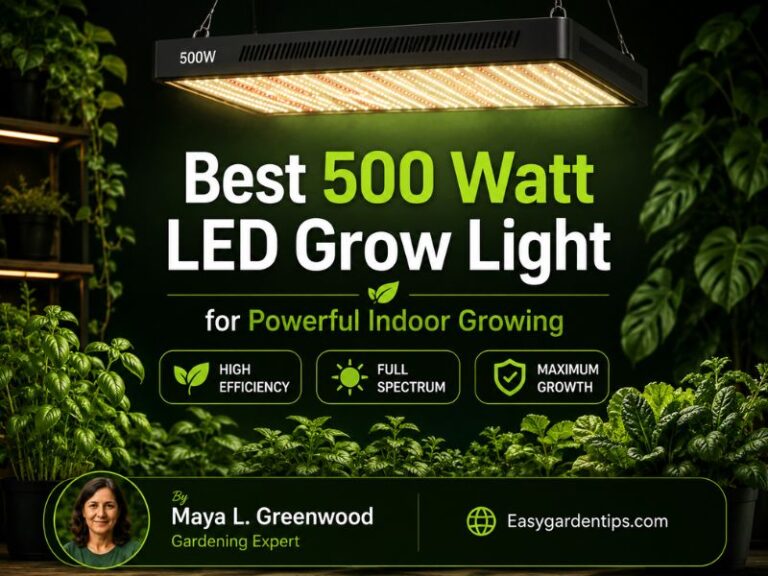 3 Best 500 Watt LED Grow Light for Powerful Indoor Growing