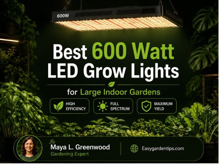 Best 600 Watt LED Grow Lights for Large Indoor Gardens