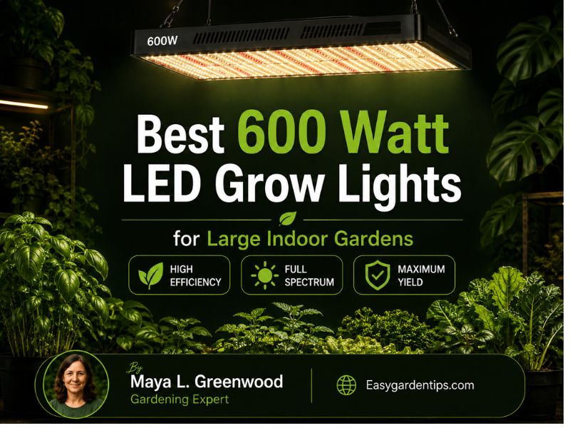 Best 600 Watt LED Grow Lights for Large Indoor Gardens