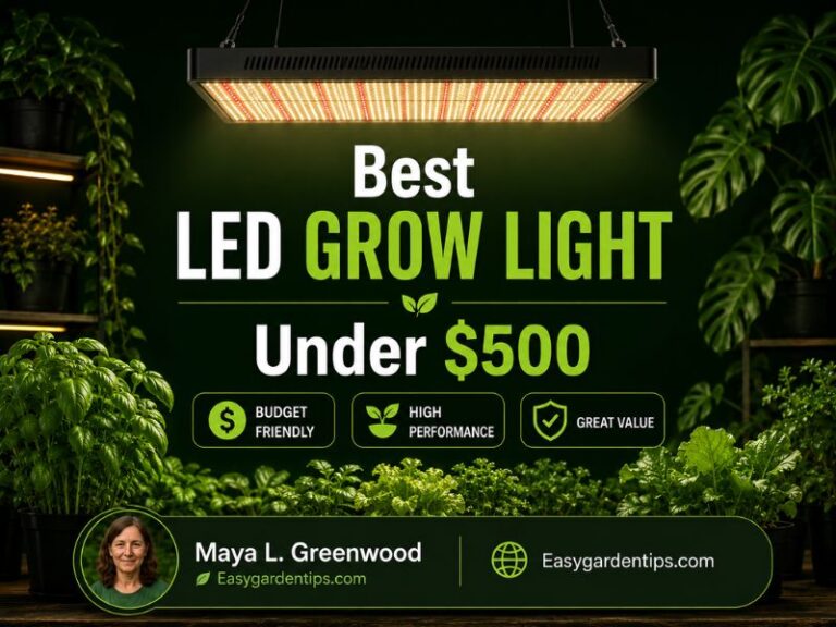 Best LED Grow Light Under $500 for Serious Indoor Growing
