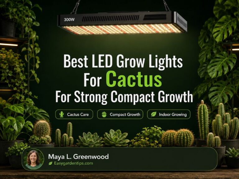 3 Best LED Grow Lights for Cactus for Strong Compact Growth