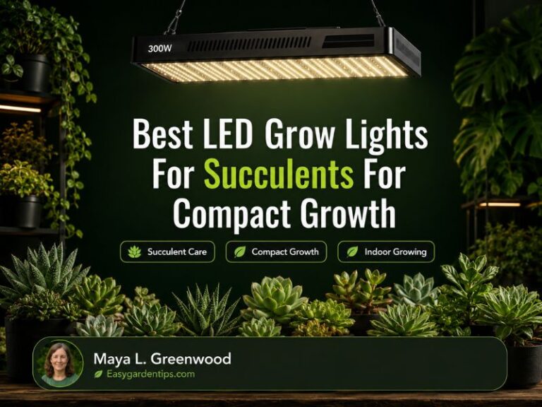 Best LED Grow Lights for Succulents for Compact Growth