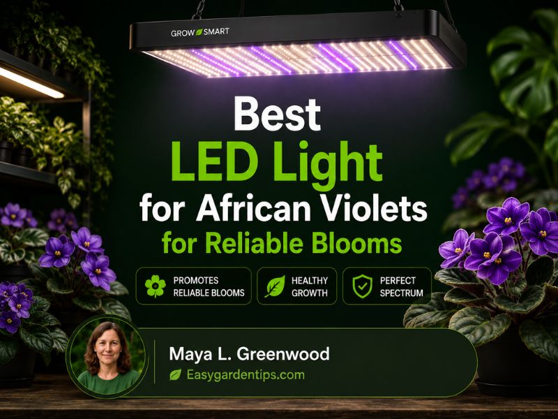 Best LED Light for African Violets for Reliable Blooms