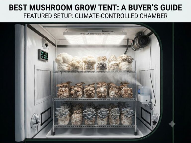 Best Mushroom Grow Tent: 3 Indoor Fruiting Chamber Options