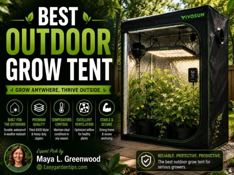 Best Outdoor Grow Tent: 3 Weather-Ready Picks for Your Garden