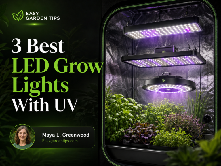 3 Best LED Grow Lights With UV: Spectrum and Safety Guide