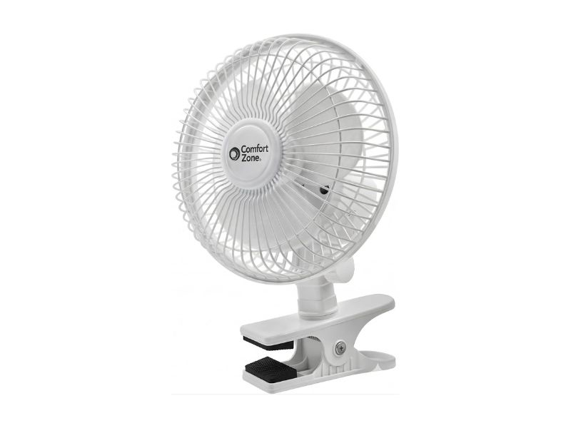 Comfort Zone CZ6C 6-Inch Clip Fan