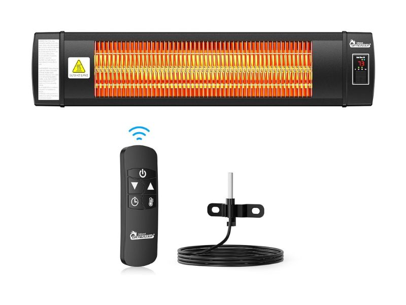 Dr. Infrared Heater DR-268 Smart Greenhouse Heater— Best Mounted Infrared Option
