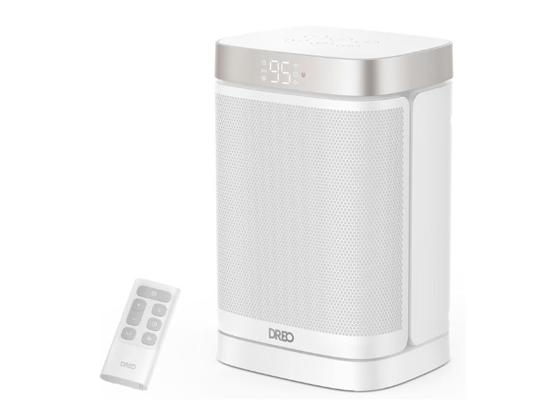 Dreo Atom One 1500W Ceramic Space Heater— Best Budget Lung-Room Heater