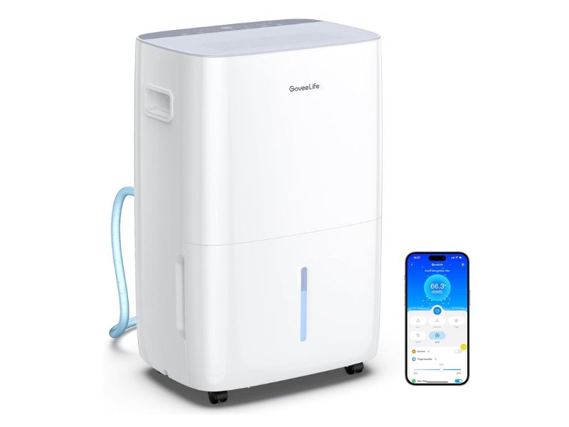 GoveeLife H7151 Smart 50-Pint Dehumidifier— Best Smart Dehumidifier