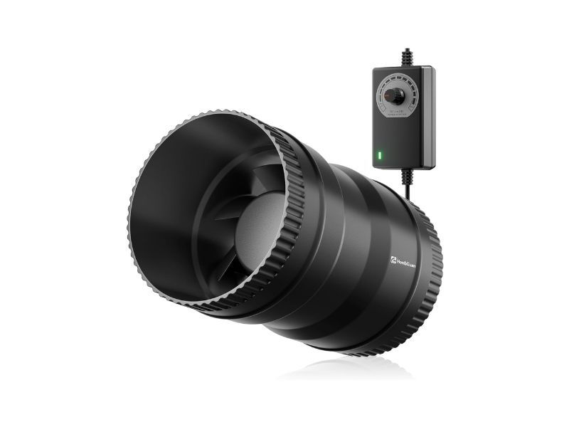 Hon&Guan 130 CFM 4-Inch Inline Booster Fan