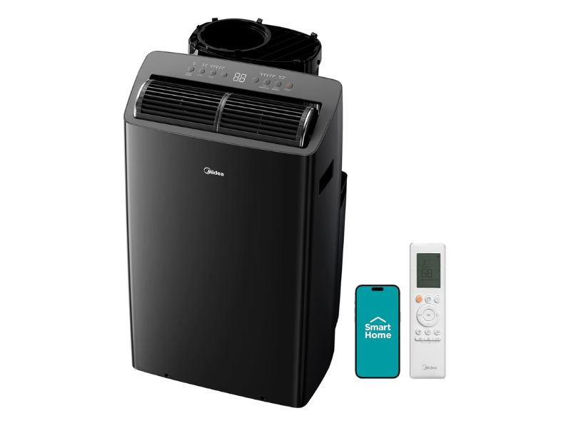 Midea Duo 14,000 BTU Smart Inverter Portable AC— Best Overall