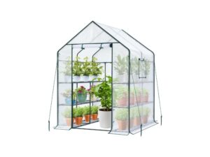 Ohuhu 3-Tier 12-Shelf Walk-In Greenhouse