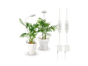 SANSI 10W Pot Clip Grow Lights 2-Pack