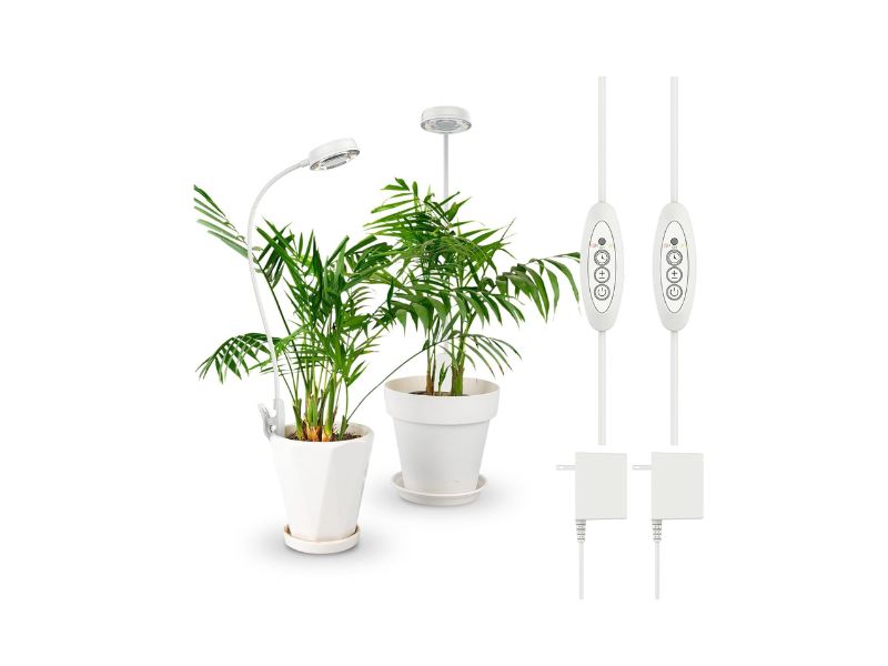 SANSI 10W Pot Clip Grow Lights 2-Pack