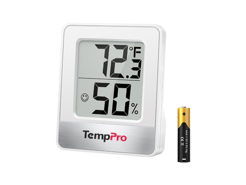 TempPro TP49 Digital Hygrometer Thermometer