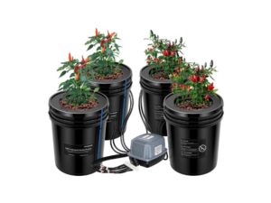 VIVOSUN 4-Bucket DWC System With Top Drip