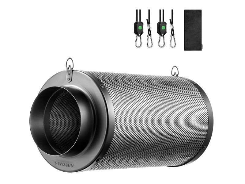 VIVOSUN 6-Inch Pro Carbon Filter – Best Value for 4x4 Tents