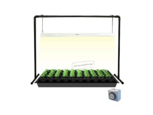 iGrowtek 2-Foot Full Spectrum LED Seedling Grow Light With Adjustable Stand