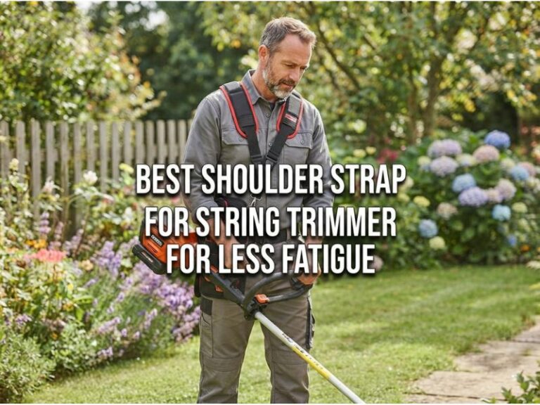 3 Best Shoulder Strap for String Trimmer for Less Fatigue