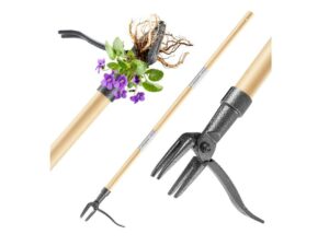 BellaJoyz Long Handle Stand Up Weed Puller Tool- Best New Design