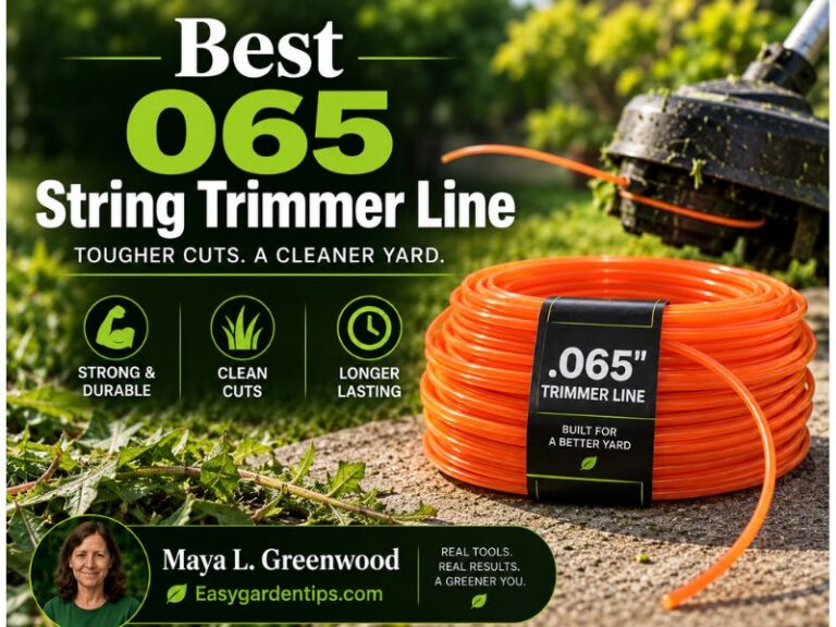 Best 065 String Trimmer Line for Clean Lawn Edging and Trimming