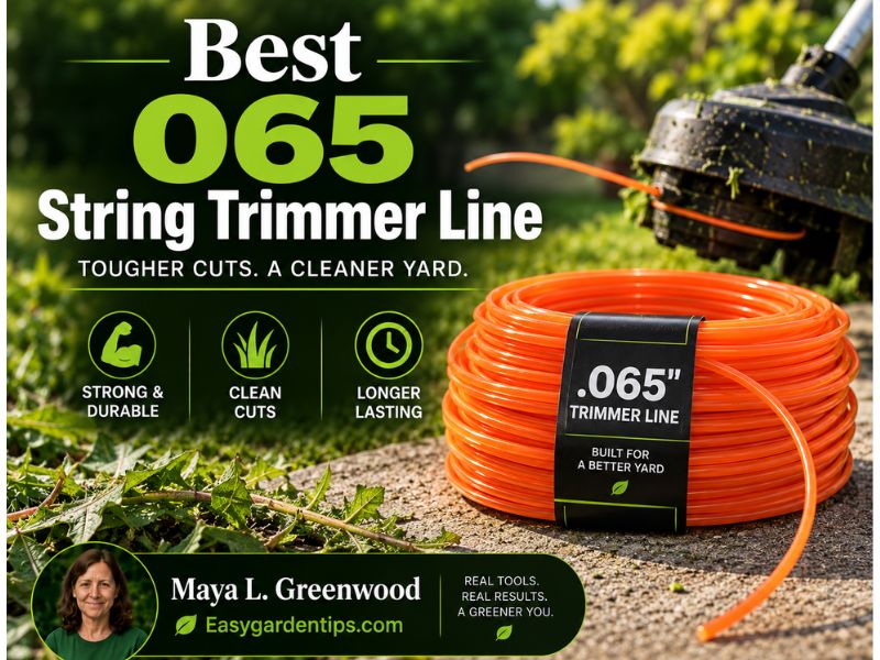 Best 065 String Trimmer Line for Clean Lawn Edging and Trimming