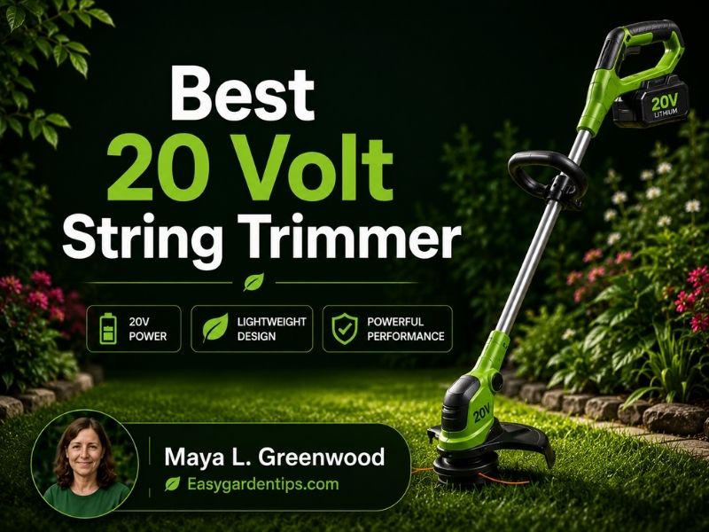 Best 20 Volt String Trimmer Picks for Cordless Yard Care