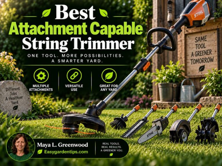 Best Attachment Capable String Trimmer: Versatile Yard Picks