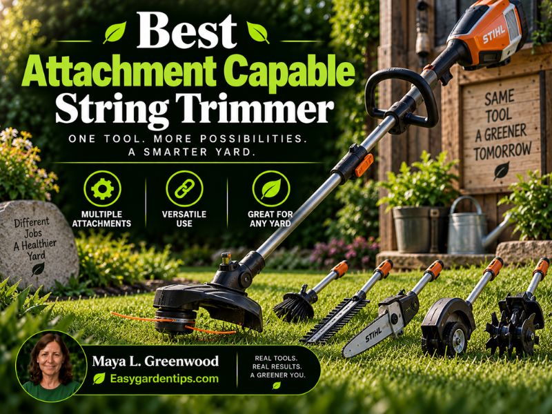 Best Attachment Capable String Trimmer: Versatile Yard Picks
