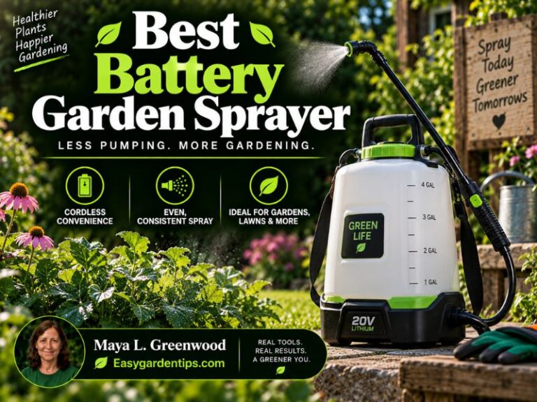 5 Best Battery Garden Sprayer: Easy Cordless Picks